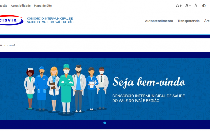 Novo Portal Cidadão do Consórcio Intermunicipal de Saúde do Vale do Ivaí e Região - CISVIR